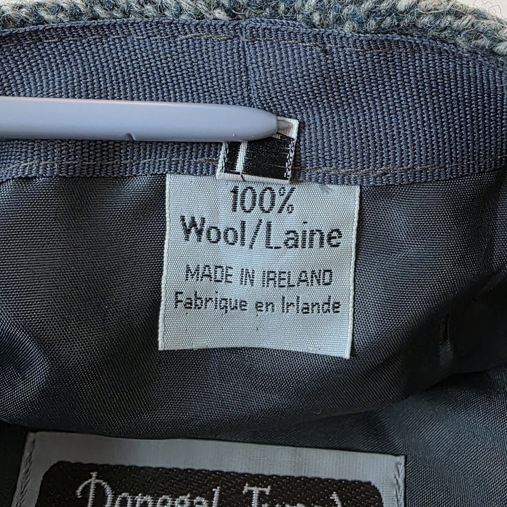 JONATHAN RICHARD Donagel Tweed Woven Cap Large. Vintage - Picture 9 of 12